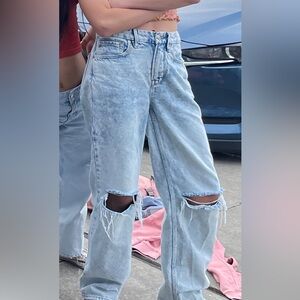 Good American Light Blue Denim Jeans